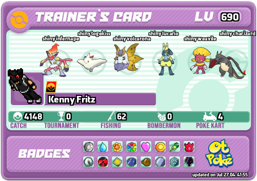 Kenny Fritz Card otPokemon.com