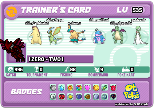 I ZERO - TWO I Card otPokemon.com