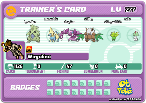 Wirgulino Card otPokemon.com