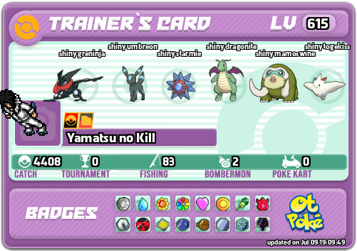Yamatsu no Kill Card otPokemon.com