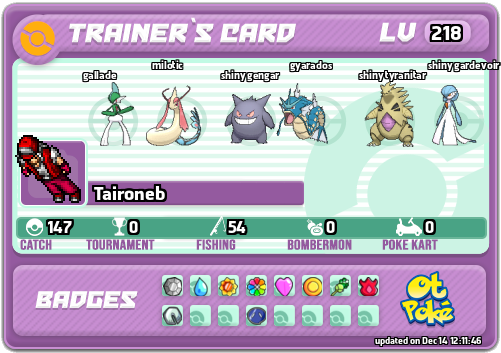 Taironeb Card otPokemon.com