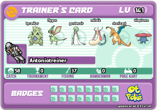 Antoniotreiner Card otPokemon.com