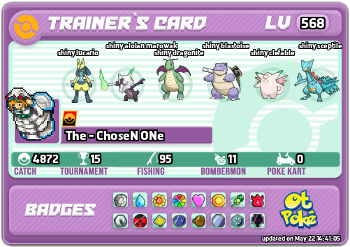 The - ChoseN ONe Card otPokemon.com