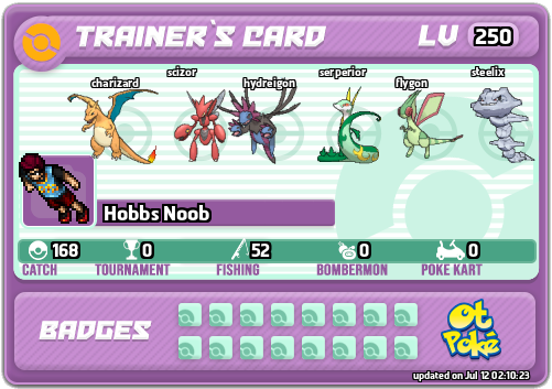 Hobbs Noob Card otPokemon.com