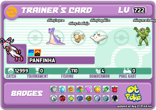 PANFINHA Card otPokemon.com