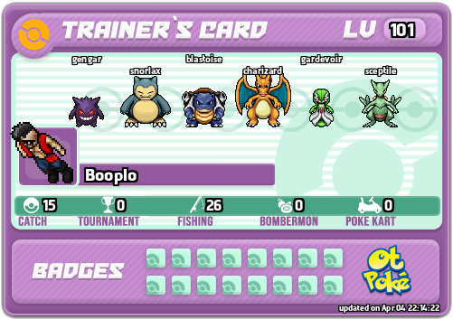 Booplo Card otPokemon.com