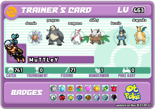 M u T T L e Y Card otPokemon.com
