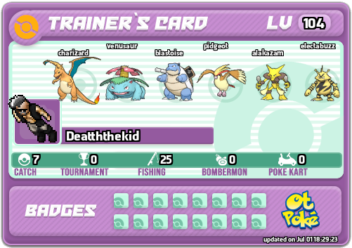 Deatththekid Card otPokemon.com