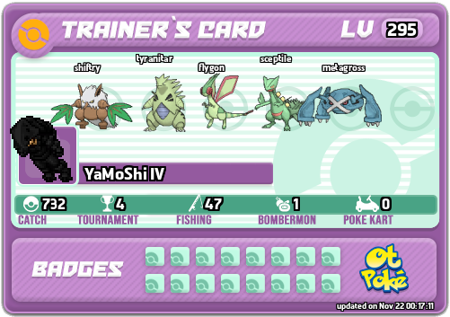 YaMoShi IV Card otPokemon.com