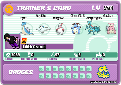 Lilith Cranel Card otPokemon.com