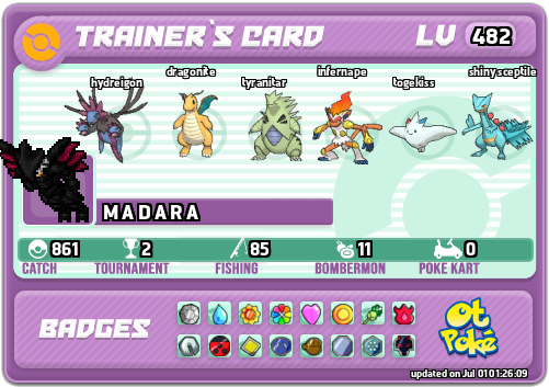 M A D A R A Card otPokemon.com