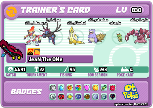 JeaN The ONe Card otPokemon.com