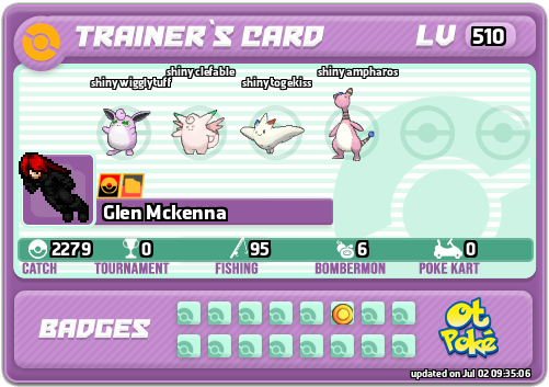 Glen Mckenna Card otPokemon.com