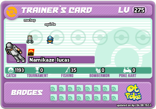 Namikaze-lucas Card otPokemon.com