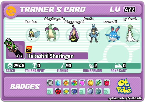 Kakashhi Sharingan Card otPokemon.com
