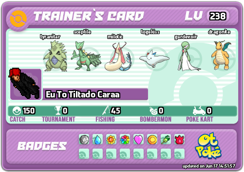 Eu To Tiltado Caraa Card otPokemon.com