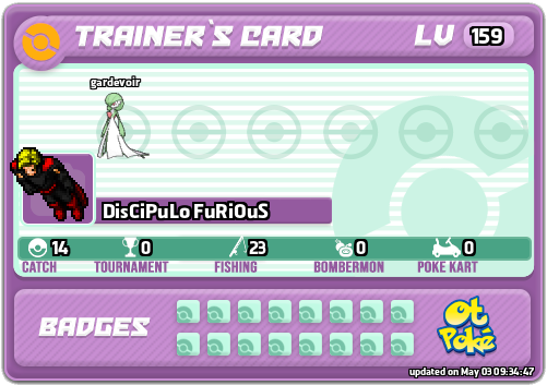 DisCiPuLo FuRiOuS Card otPokemon.com