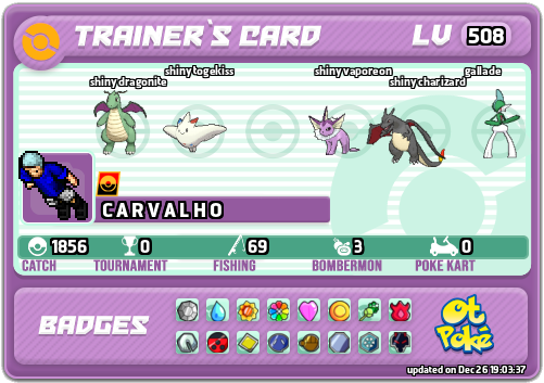 C A R V A L H O Card otPokemon.com