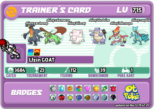 Lfzin GOAT Card otPokemon.com