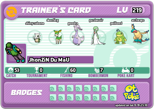 JhonZiN Du MaU Card otPokemon.com