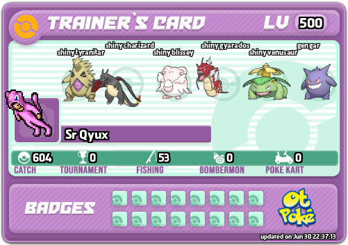 Sr Qyux Card otPokemon.com