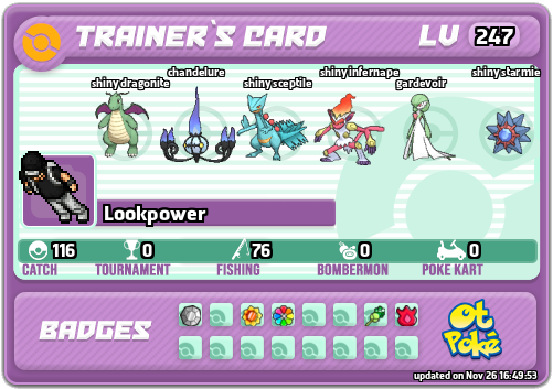 Lookpower Card otPokemon.com