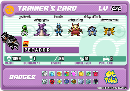 P E C A D O R Card otPokemon.com
