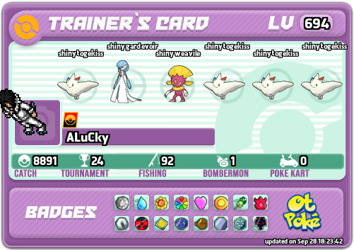 ALuCky Card otPokemon.com