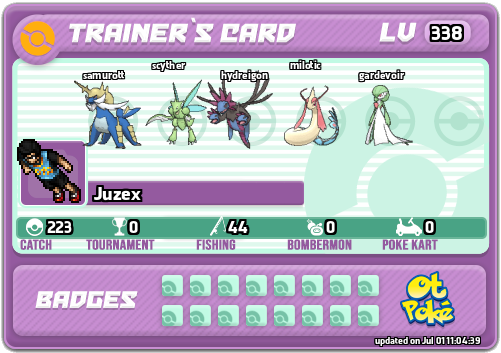 Juzex Card otPokemon.com