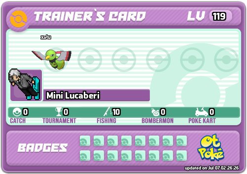 Mini Lucaberi Card otPokemon.com