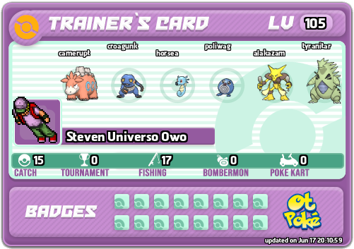 Steven Universo Owo Card otPokemon.com