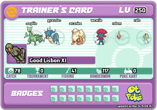 Good Lisbon Xl Card otPokemon.com