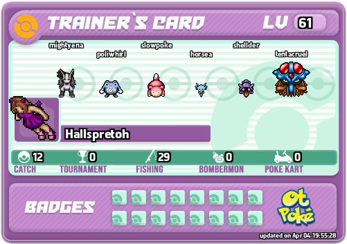 Hallspretoh Card otPokemon.com
