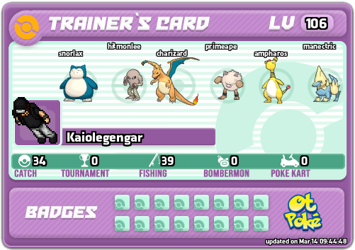 Kaiolegengar Card otPokemon.com