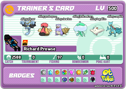 Richard Prowse Card otPokemon.com