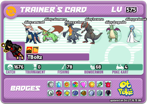 TBoltz Card otPokemon.com