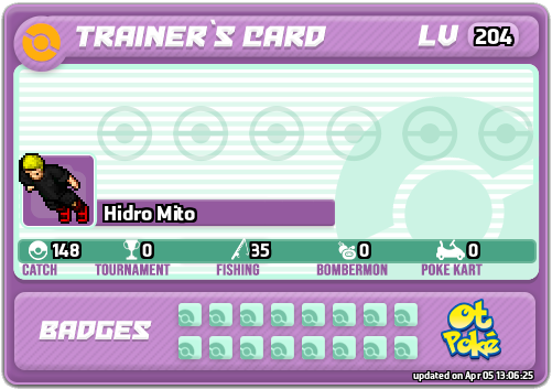 Hidro Mito Card otPokemon.com