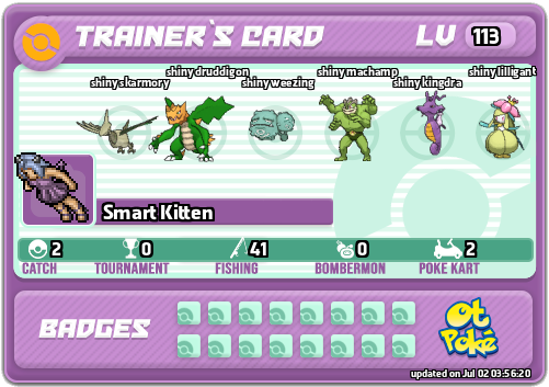 Smart Kitten Card otPokemon.com