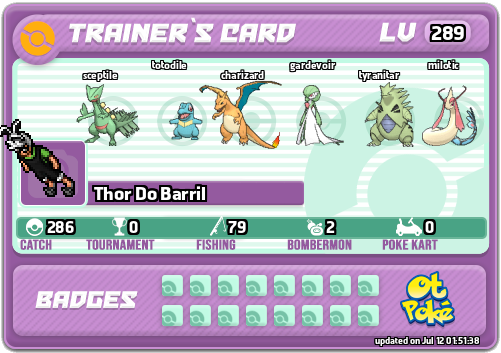 Thor Do Barril Card otPokemon.com