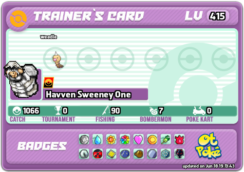 Havven Sweeney One Card otPokemon.com