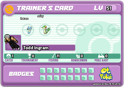 Todd Ingram Card otPokemon.com