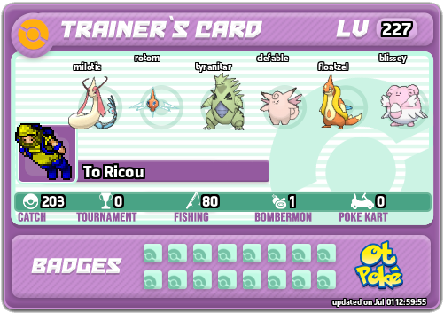 To Ricou Card otPokemon.com