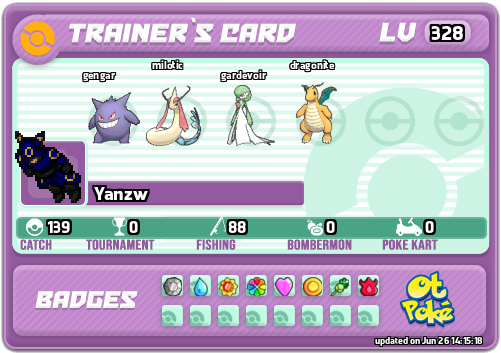 Yanzw Card otPokemon.com