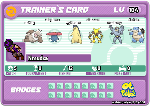 Nmudsa Card otPokemon.com