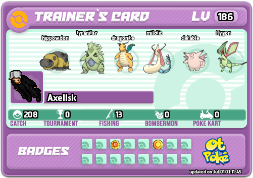 Axellsk Card otPokemon.com