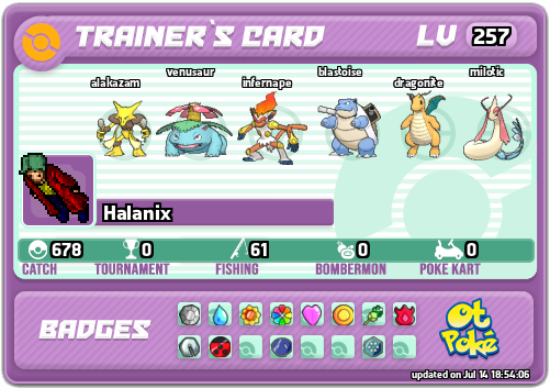Halanix Card otPokemon.com