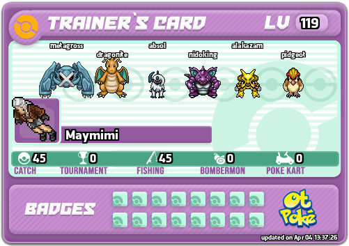 Maymimi Card otPokemon.com