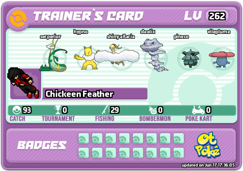 Chickeen Feather Card otPokemon.com