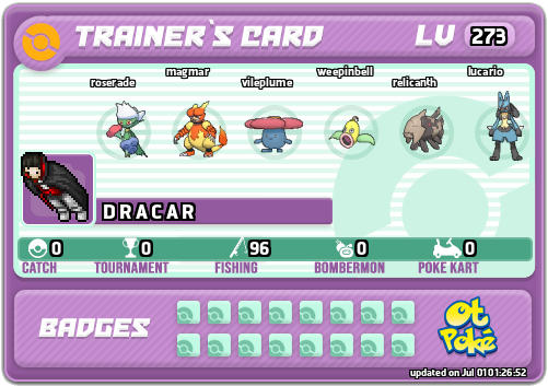 D R A C A R Card otPokemon.com
