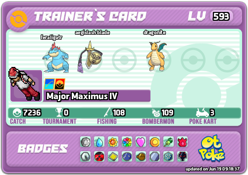 Major Maximus IV Card otPokemon.com